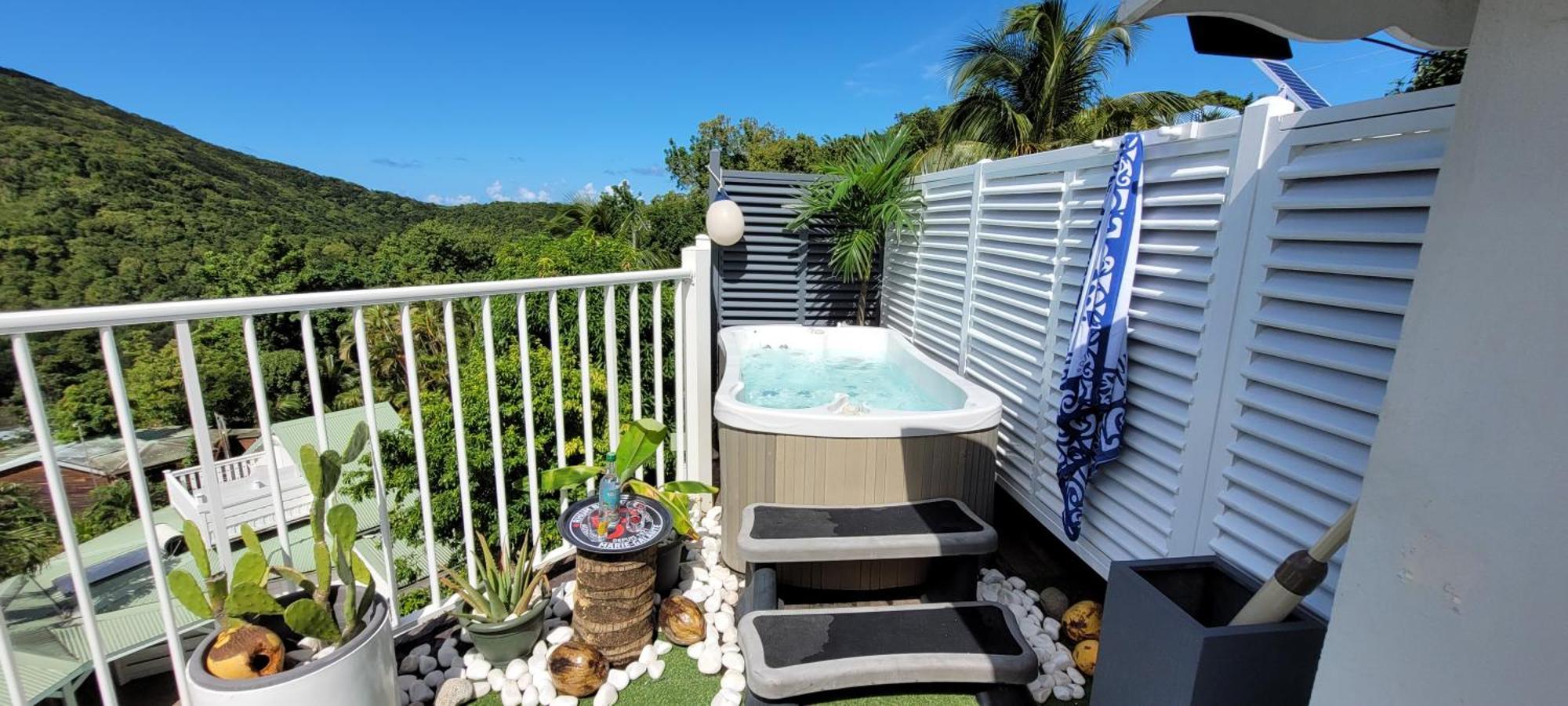 Appartement Duplex Vue Mer Jacuzzi Prive Deshaies Ngoại thất bức ảnh